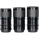 SIRUI OBIETTIVO KIT SATURN 35MM 50MM 75MM 1.6X ANAMORFICO CARBON FIBER FF NEUTRAL FLARE EMOUNT