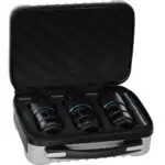 SIRUI OBIETTIVO KIT SATURN 35MM 50MM 75MM 1.6X ANAMORFICO CARBON FIBER FF NEUTRAL FLARE EMOUNT