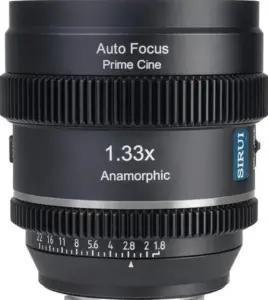 20mm t/1.8 1.33X S35 AF Anamorphic LMount Neutral Flare
