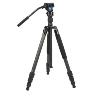 TREPPIEDE TRAVELER 7C IN FIBRA DI CARBONIO CON TESTA VIDEO VA5