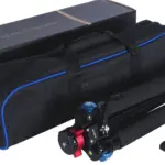 Treppiede in carbonio R4214E con asta centrale a cremagliera