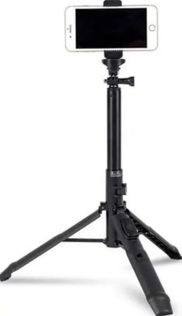 MS01K Treppiede per Smartphone/Macchina Fot. Nero