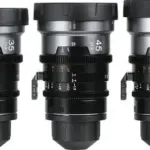 Set IronStar t/1.9 1.5X Anamorphic Full Frame Cine 35mm45mm60mm Blue Flare EF/PL