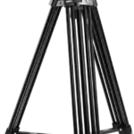 ELVT01 TREPPIEDE BROADCAST CON TESTA VIDEO SU BASE LIVELLANTE 75MM