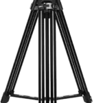 ELVT01 TREPPIEDE BROADCAST CON TESTA VIDEO SU BASE LIVELLANTE 75MM