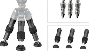 Treppiede con Tre Tubi Mini in Carbonio per Treppiede SVS60