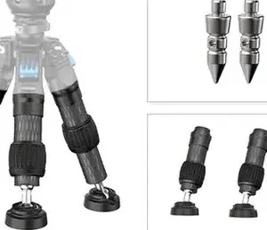 Treppiede con Tre Tubi Mini in Carbonio per Treppiede SVS60
