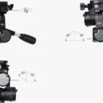 SIRUI FD01 testa per treppiede Nero Universal Panoramica