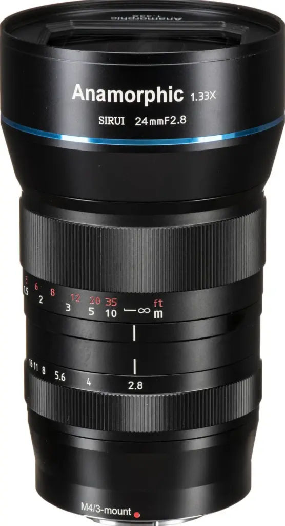 24mm f/2.8 Anamorphic 1.33X Sony EMount