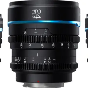 Set Night Walker t/1.2 S35 Cine Micro 4/3 24mm 35mm 55mm Nero
