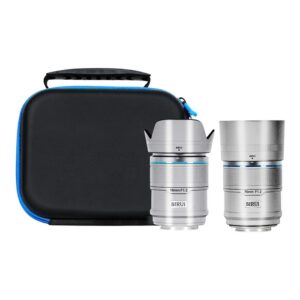SIRUI SNIPER 16MM/ 75MM F1.2 APSC/S35 AF LENS KIT EMOUNT SILVER