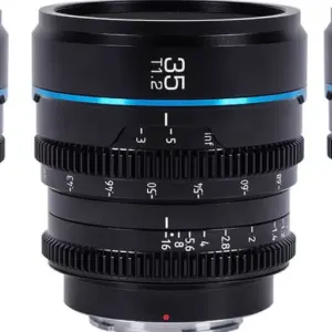 Set Night Walker t/1.2 S35 Cine Fuji X 24mm 35mm 55mm Nero