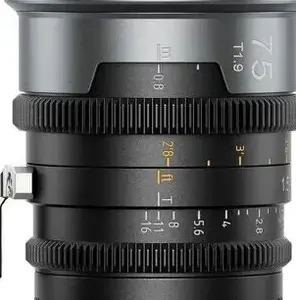 IronStar 75mm t/1.9 1.5X Anamorphic Blue Flare PL / EF