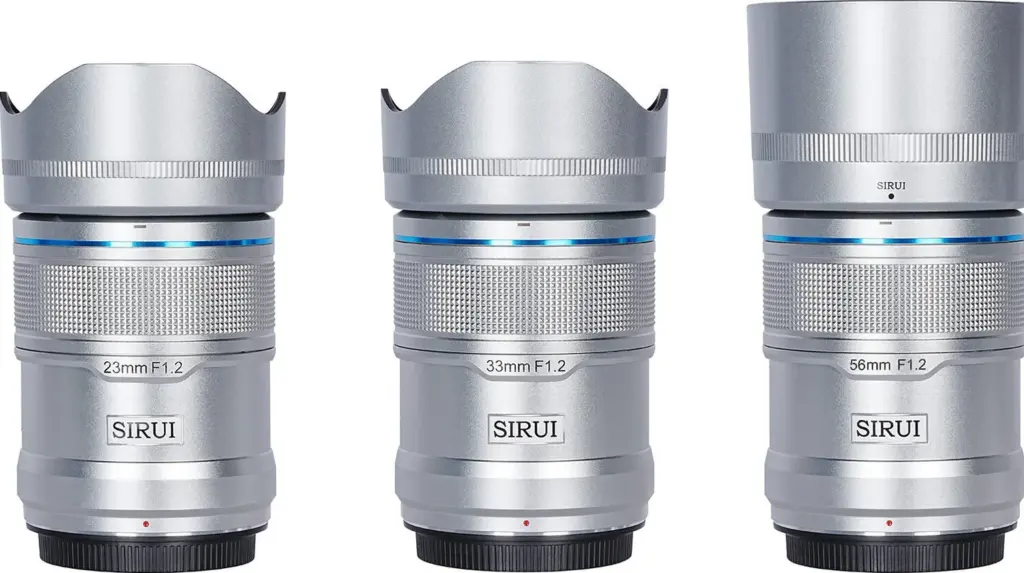 Set Sniper APSC AF Nikon Z f/1.2 23mm 33mm 55mm Silver