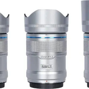 Set Sniper APSC AF Nikon Z f/1.2 23mm 33mm 55mm Silver