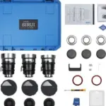 Set IronStar t/1.9 1.5X Anamorphic Full Frame Cine 35mm45mm60mm Blue Flare EF/PL