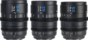 VP1 Vision Prime 24mm/35mm/50mm t/1.4 Black Sony EMount Nativo Baionette RF/Z/LMount in dotazione