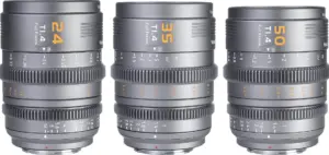 VP1 Vision Prime 24mm/35mm/50mm t/1.4 Metal Grey Sony EMount Nativo Baionette RF/Z/LMount in dotazione