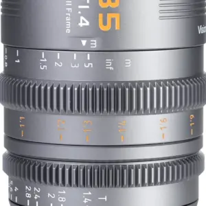 VP1 Vision Prime 35mm t/1.4 Metal Grey Sony EMount Nativo Baionette RF/Z/LMount in dotazione