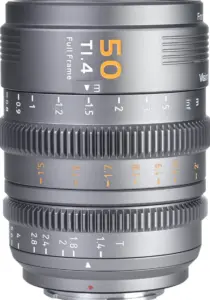 VP1 Vision Prime 50mm t/1.4 Metal Grey Sony EMount Nativo Baionette RF/Z/LMount in dotazione
