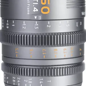 VP1 Vision Prime 50mm t/1.4 Metal Grey Sony EMount Nativo Baionette RF/Z/LMount in dotazione