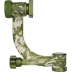 Treppiede in carbonio CT3204 Testa Gimbal CH20 Camouflage