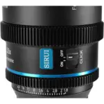 SIRUI OBIETTIVO 40MM T1.8 1.33X S35 AF ANAMORFICH LENS E MOUNT BLUE FLARE