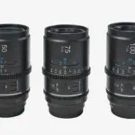 SIRUI ASTRA KIT 50MM 75MM 100MM T1.8 PANASONIC LMOUNT WHITE FLARE 1.33X FULL FRAME AUTO FOCUS ANAMORPHIC CINE LENS